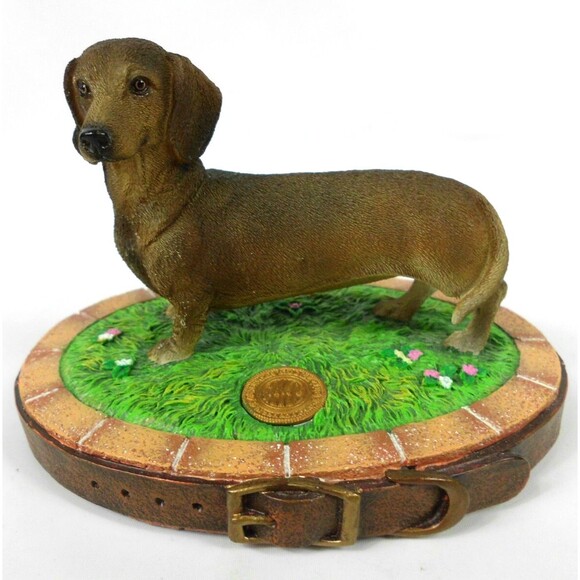 Vintage 2005 American Kennel Club AKC Dachshund Weiner Dog Figurine Roman Inc - Picture 1 of 4